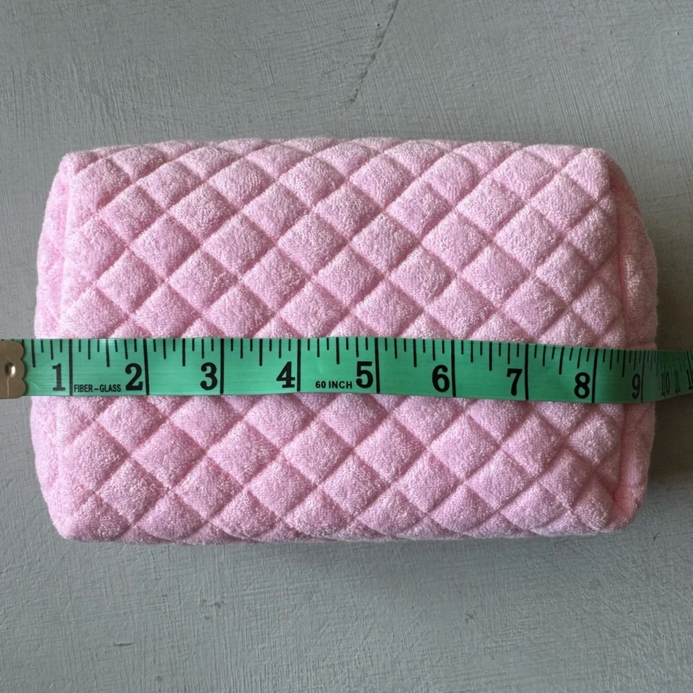 NEW Ulta Beauty Pink Cosmetic Bag 8 x 6 x 3